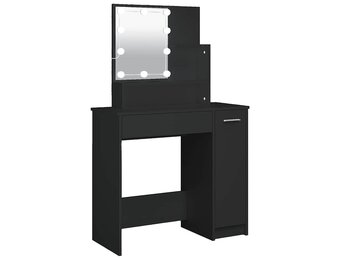 Kaptafel met LED-verlichting - Zwart (33% Korting)