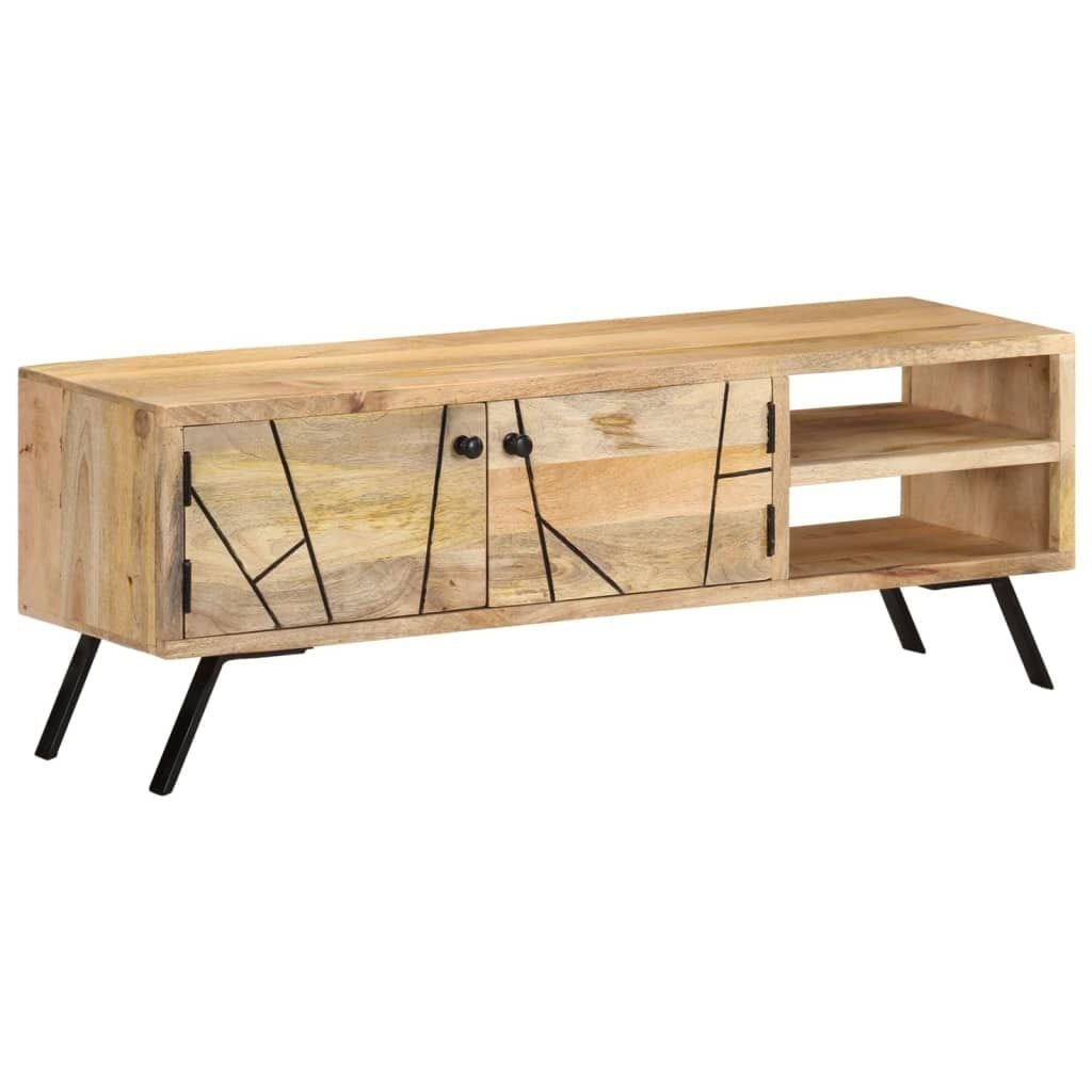 VidaXL TV-meubel 110x30x40 cm Massief Mangohout - 54% Korting!