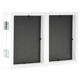 Retourtje: Fotolijst Drieluik Wit 28x18cm + 2x(13x18cm) - 26% Korting