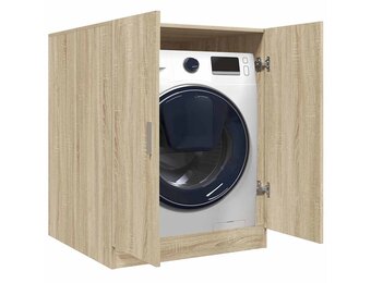 vidaXL Wasmachinekast Sonoma Eiken - 34% Korting!