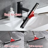 Vloerwisser telescoopsteel 147cm | Sneldrogend Schuimrubber | 23% Korting!