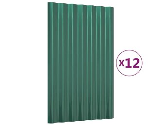 VidaXL Dakpanelen Groen - 31% Korting! (12 stuks)