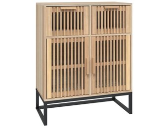 vidaXL Dressoir 60x30x75 cm Bewerkt Hout - 34% Korting!