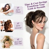 Echt Haar Paardenstaart Clip-in 20cm Donkerbruin - 54% Korting!