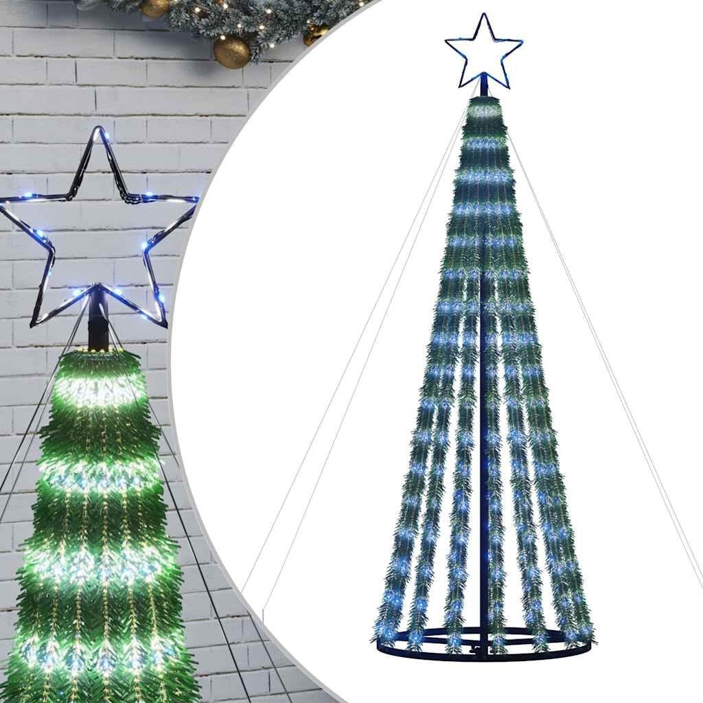 vidaXL Blauwe LED Kerstboom 180cm - 32% Korting!