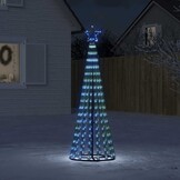 vidaXL Blauwe LED Kerstboom 180cm - 32% Korting!