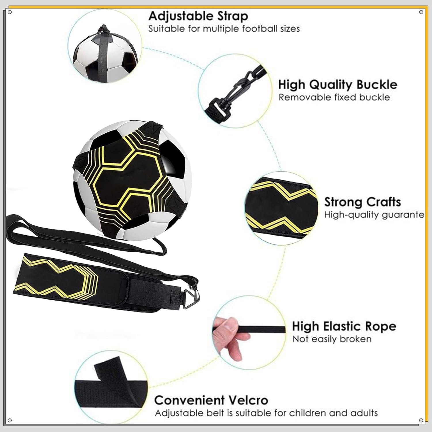 Voetbal Trainingsset: Coördinatieladder & Kicktrainer - 25% Korting