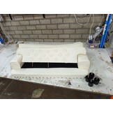 vidaXL Kinderbank Kunstleer Crème - 62% Korting!