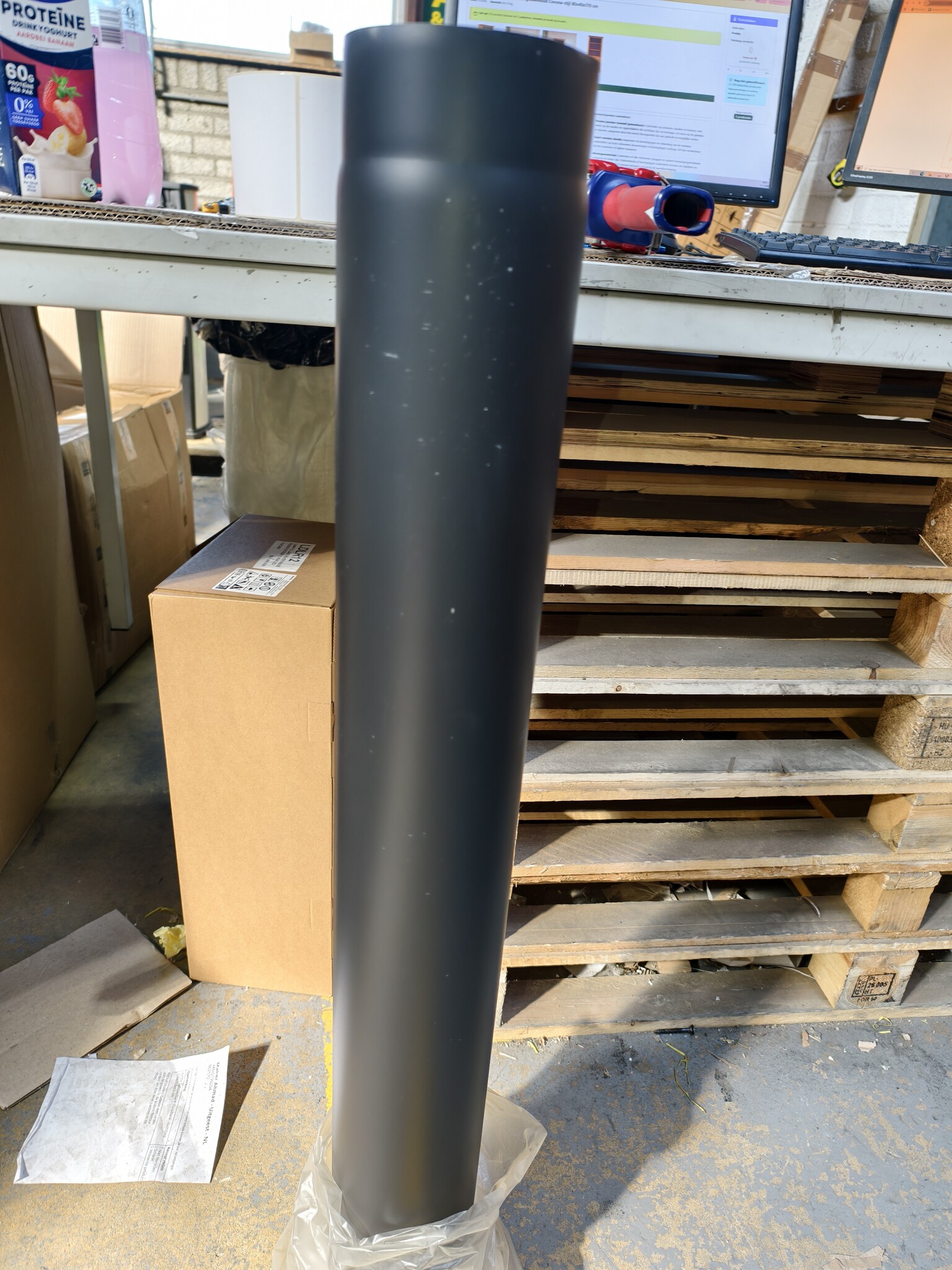 Zwarte Kachelpijp (Ø120mm, 100cm) - 51% Korting