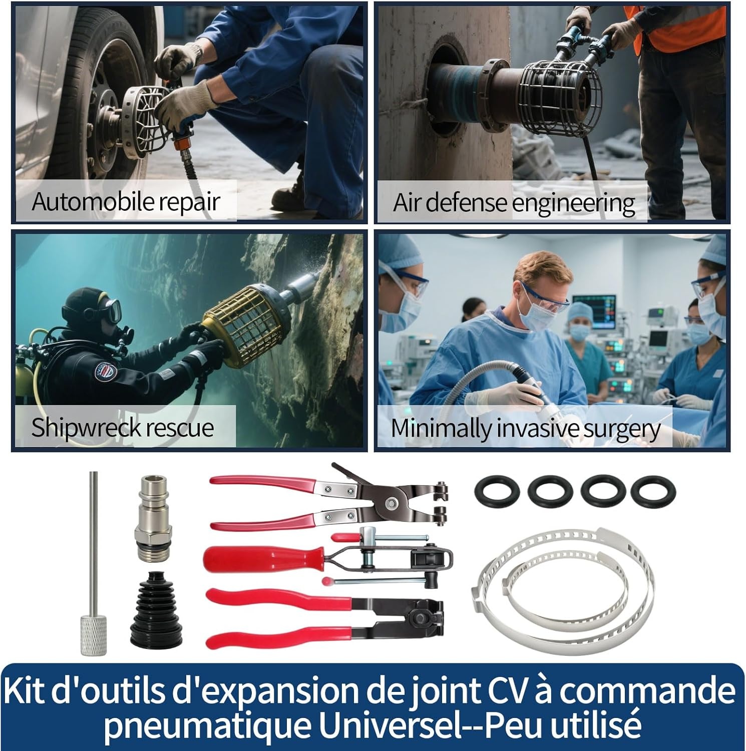 RUIZHI Asenhoes Spreider Set met 15 Klemmen & Tang - 33% Korting