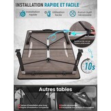 KingCamp Bamboe Campingtafel - Inhoogte Verstelbaar (30% Korting)