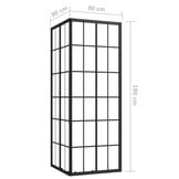 vidaXL Douchecabine 80x80x180 cm ESG
