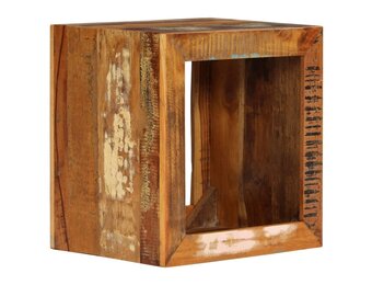 vidaXL Kruk 40x30x40 cm massief gerecycled hout