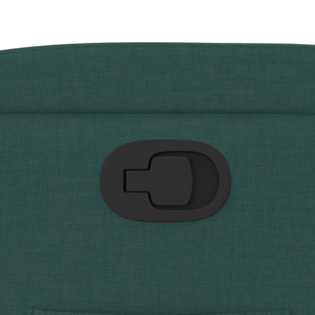 vidaXL Fauteuil Verstelbaar Stof Donkergroen - 34% Korting!