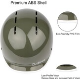 OnBros Retro Urban Commuter Fietshelm Heren Dames - Verstelbaar 56-61CM Zwart/Wit/Rood