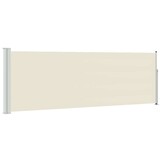 vidaXL Tuinscherm uittrekbaar 100x300 cm crème