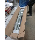 vidaXL Tuinscherm uittrekbaar 100x300 cm crème