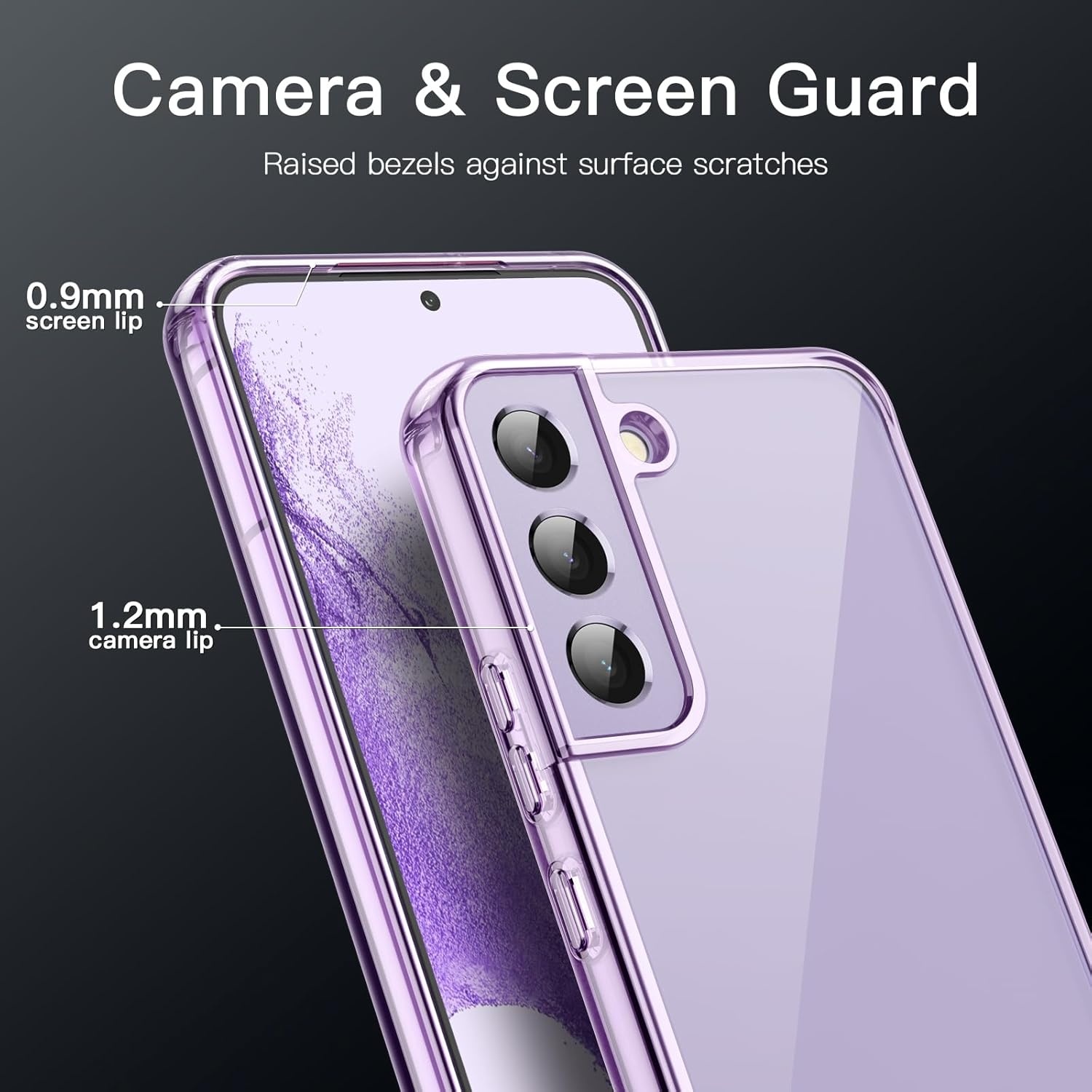 JETech Hoesje Samsung Galaxy S22 5G Paars - 48% Korting!