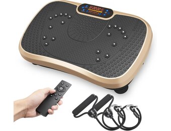 Dripex Vibratieplatform Zwart/Grijs - 35% Korting