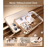 JUESHITUO iPhone 16 Pro Max Hoesje - Natural Titanium - 50% Korting