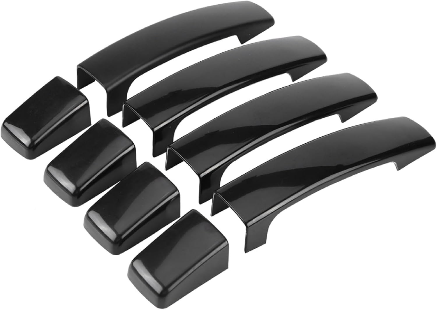 Zwarte Deurklink Afdekking (4 stuks) - 53% Korting!