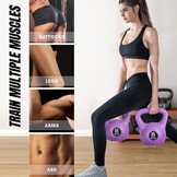 Zwarte Neopreen Kettlebell met Ergonomische Handgreep (33% Korting)