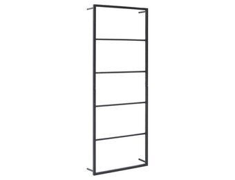 VidaXL Handdoekenrek Staal Zwart (45x10x115cm) - 32% Korting