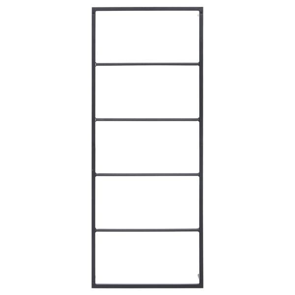 VidaXL Handdoekenrek Staal Zwart (45x10x115cm) - 32% Korting