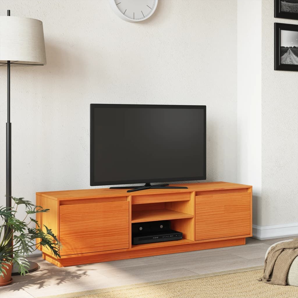 VidaXL TV-meubel Grenenhout Wasbruin - 140cm (54% korting)