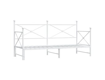 VidaXL Slaapbank met onderschuifbed - Wit - 34% Korting!