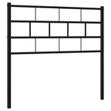 VidaXL Hoofdbord Metaal Zwart (107 cm) - 48% Korting!