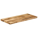 VidaXL Tafelblad Mangohout (33% Korting) - Natuurlijke Rand 100x40cm