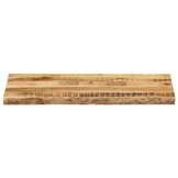 VidaXL Tafelblad Mangohout (33% Korting) - Natuurlijke Rand 100x40cm