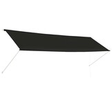 vidaXL Uittrekbare Luifel 400x150cm Antraciet - 53% Korting!