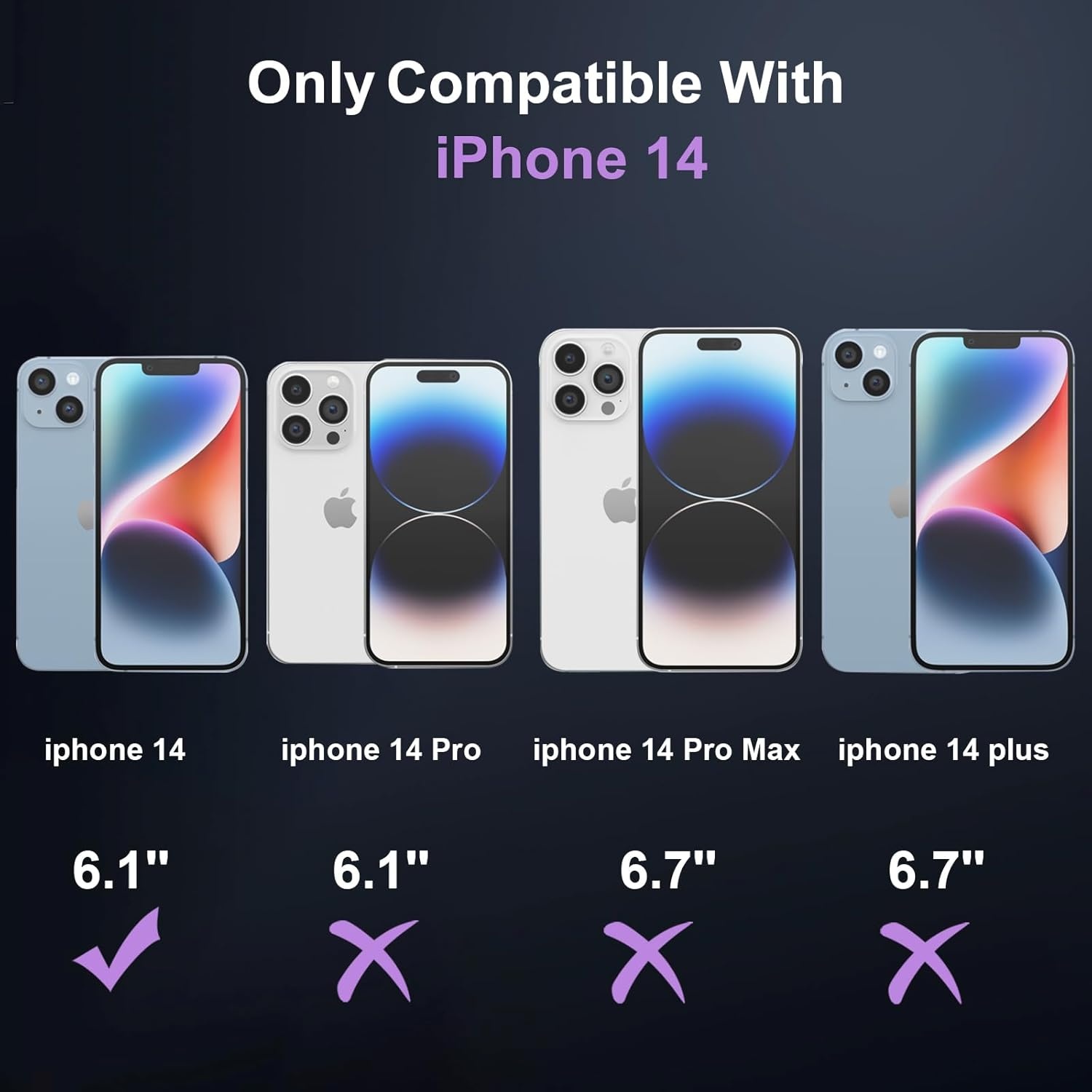 iPhone 14 Magnetische Beschermhoes + 2x Glas + 42% Korting