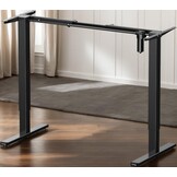 Elektrisch opstaand bureauframe - ErGear in hoogte verstelbare tafelpoten zitten standaard bureauframe tot 47 inch ergonomisch staand bureaubasis alleen werkstation frame