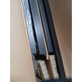 vidaXL Boekenkast Zwart eiken 60 x 24 x 143 cm Bewerkt hout