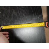 vidaXL Boekenkast Zwart eiken 60 x 24 x 143 cm Bewerkt hout