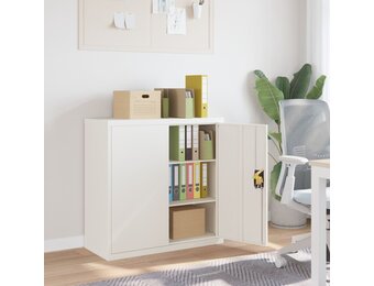 vidaXL Archiefkast Wit - 73% Korting - Geretourneerd