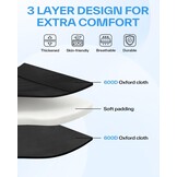 Sportneer Campingstoel Zwart - Opvouwbaar (34% Korting)