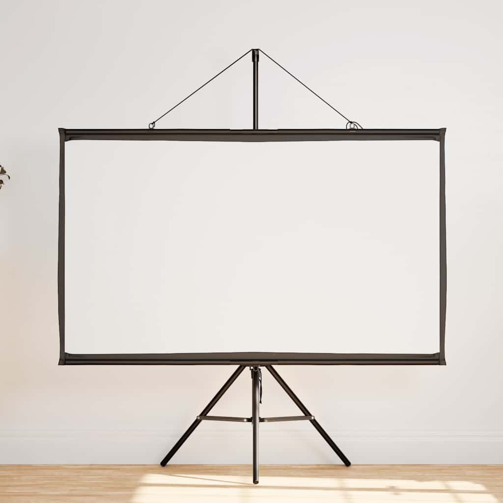 vidaXL Projectiescherm met statief 72 inch 16:9