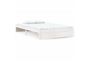 vidaXL Houten Bedframe Wit (120x200cm) - 59% Korting!