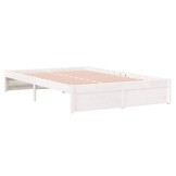 vidaXL Houten Bedframe Wit (120x200cm) - 59% Korting!