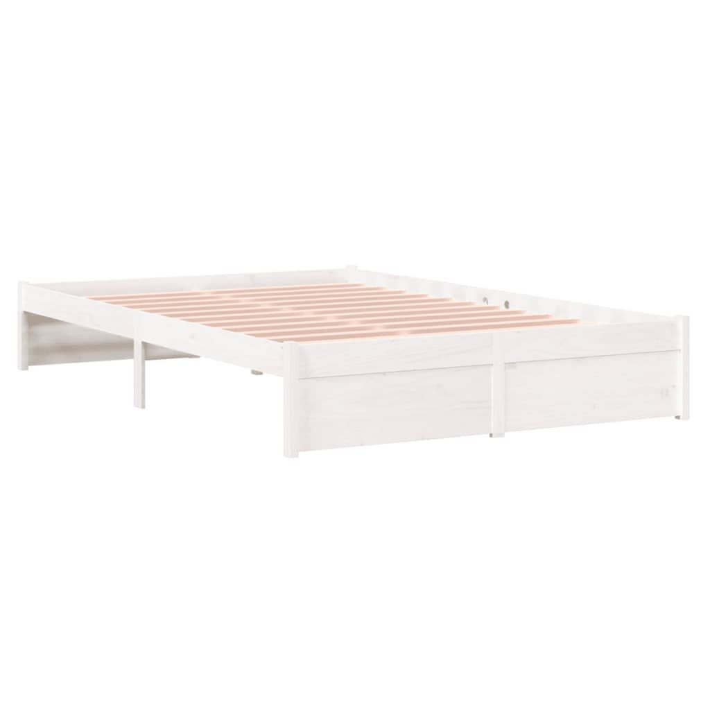vidaXL Houten Bedframe Wit (120x200cm) - 59% Korting!
