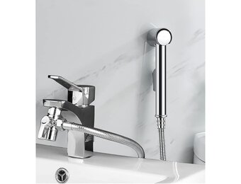 Bidet Handdouche Set Zwart/Wit (23% Korting)