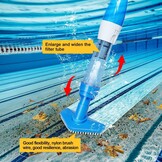Elektrische Zwembadstofzuiger Blauw - 41% Korting