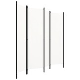 VidaXL Kamerscherm 4 panelen Wit - 49% Korting