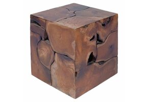 VidaXL Kruk Massief Teakhout - 59% Korting