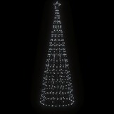 vidaXL LED Kerstboom 300cm Koud Wit - 28% Korting