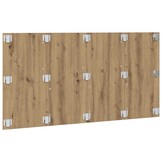vidaXL Hoofdeinde Hout 160x80cm Artisanaal Eiken - 33% Korting